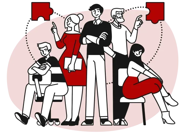 多様な事業に関わる業務風景